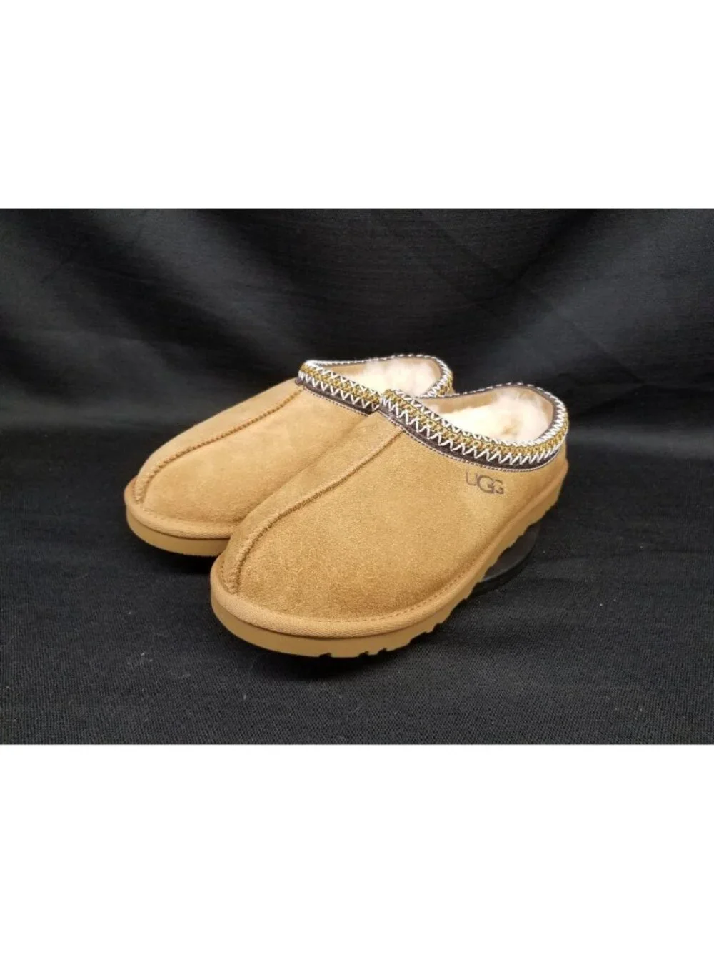 UGG Men's Tasman II Slippers Suede Chestnut Size 7 NEW IN BOX!